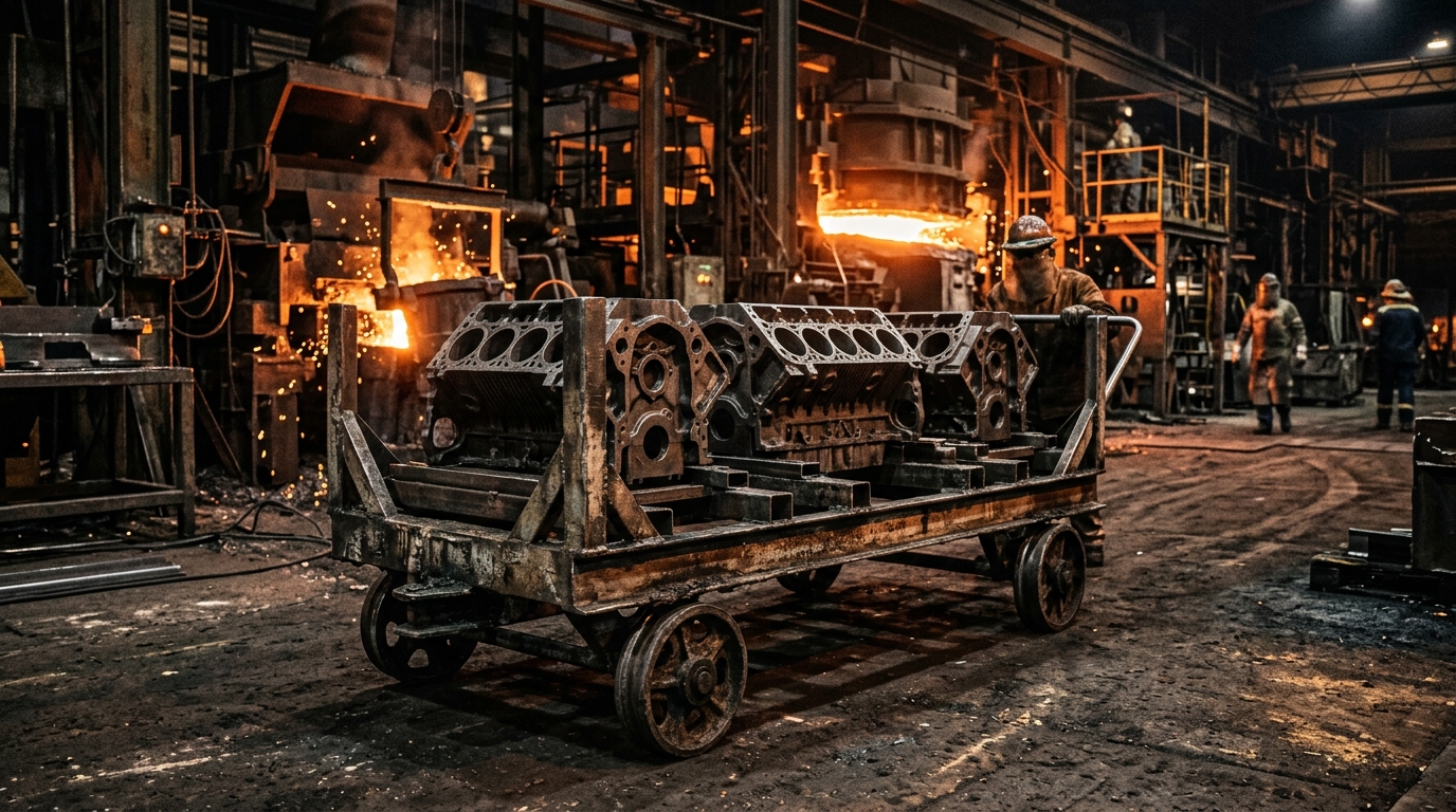 Casting Trolley Pallets by Westro Engineers Pune